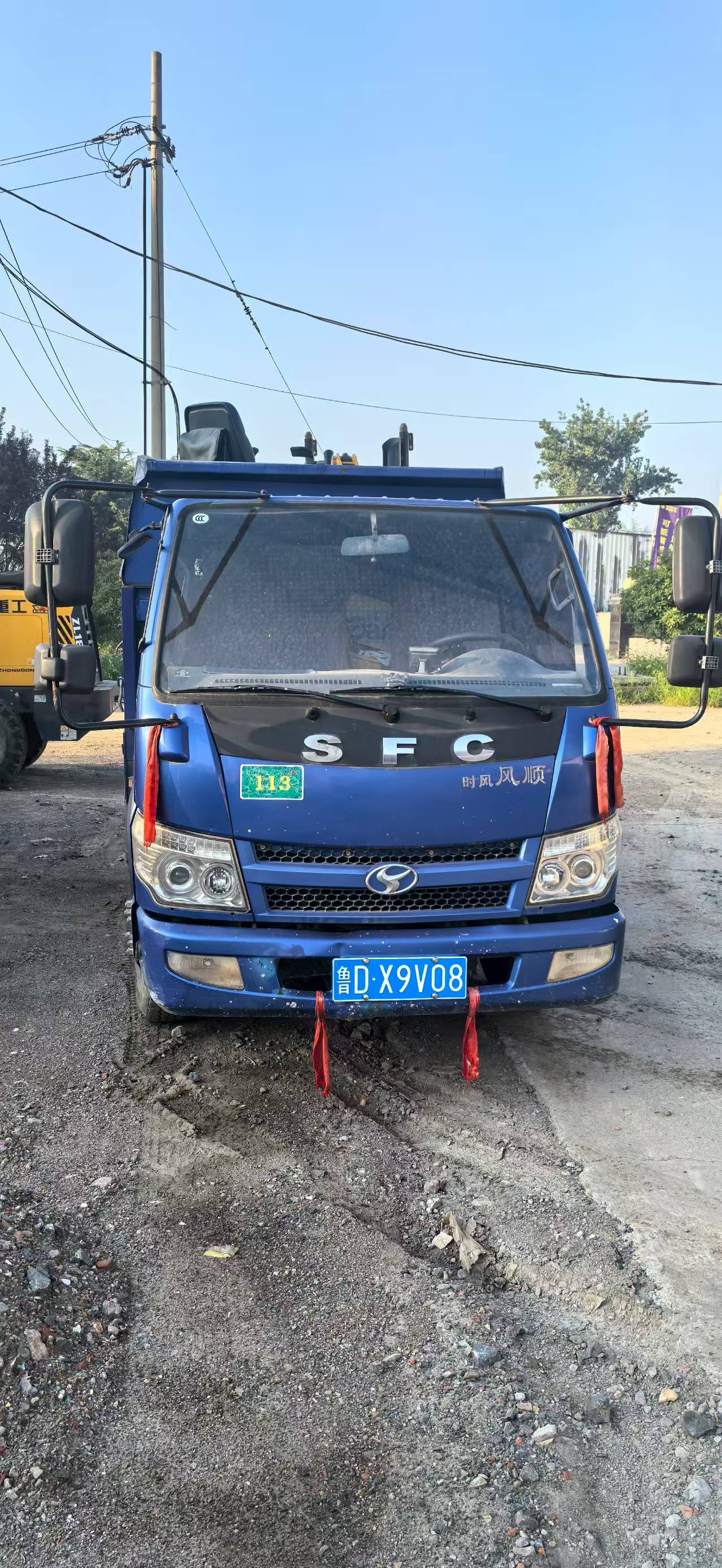 2019年5月上牌，时风风顺四轮车， 全车轮胎8成新，700-16 锡柴国五增压